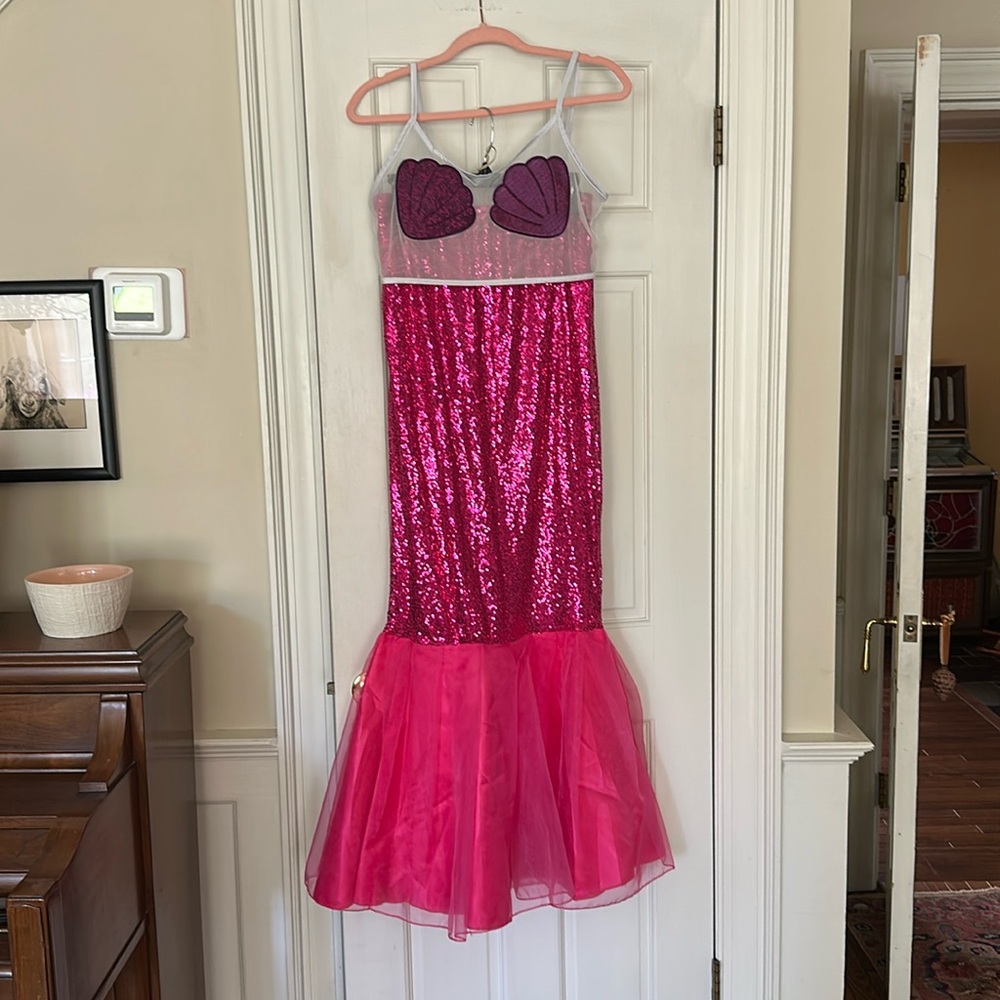 Pink sequin mermaid costume - size L